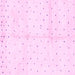 Square Solid Pink Modern Rug, abs2951pnk