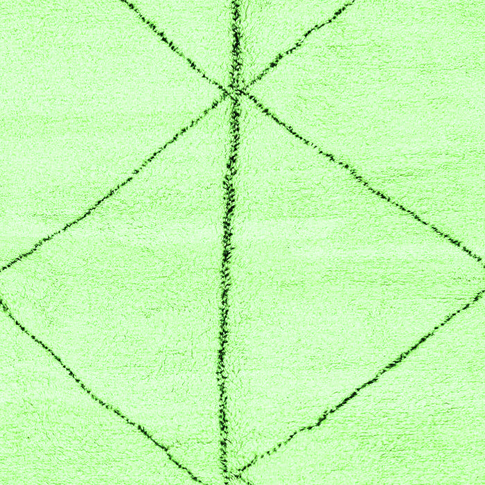 Machine Washable Solid Green Modern Area Rugs, wshabs2952grn