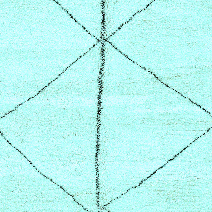 Machine Washable Solid Light Blue Modern Rug, wshabs2952lblu