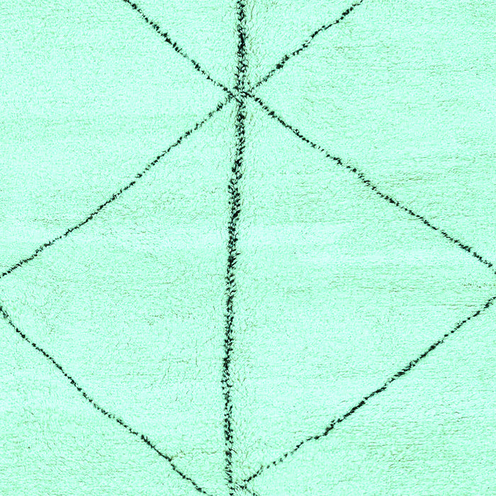 Machine Washable Solid Turquoise Modern Area Rugs, wshabs2952turq