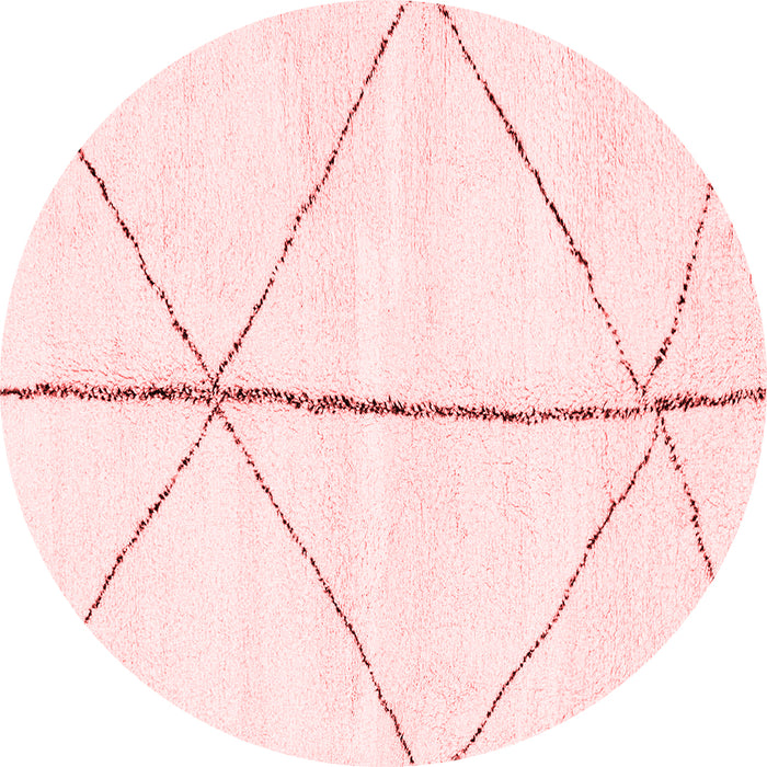 Machine Washable Solid Red Modern Rug, wshabs2952red