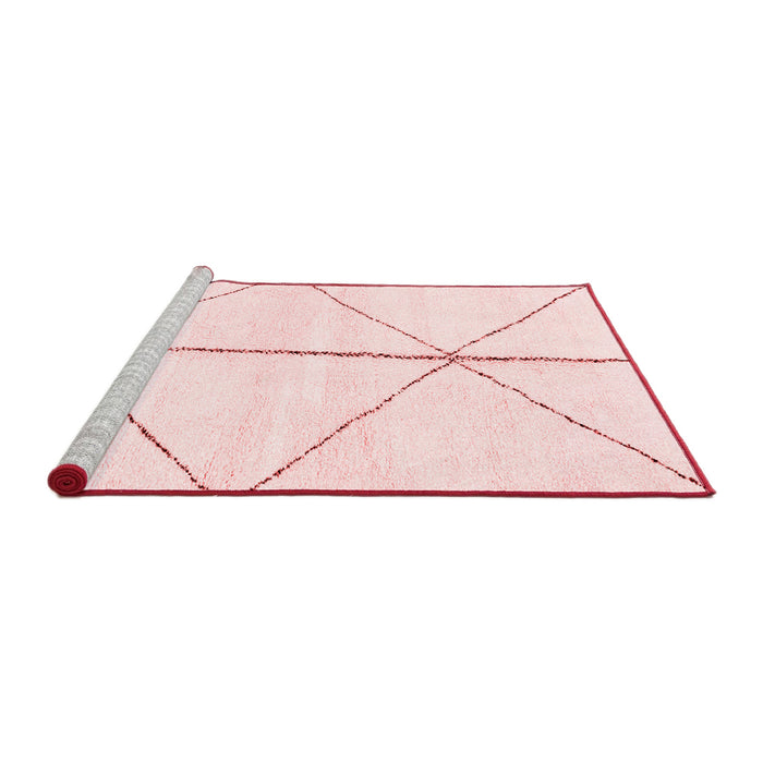 Modern Red Washable Rugs