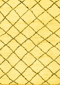 Solid Yellow Modern Rug, abs2953yw