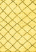 Solid Yellow Modern Rug, abs2953yw