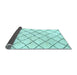 Sideview of Solid Light Blue Modern Rug, abs2953lblu