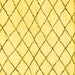 Square Solid Yellow Modern Rug, abs2953yw