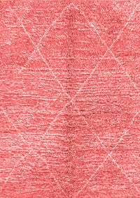 Abstract Red Modern Rug, abs2954red