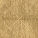 Square Abstract Brown Modern Rug, abs2954brn