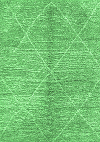 Abstract Emerald Green Modern Rug, abs2954emgrn