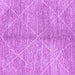 Square Abstract Purple Modern Rug, abs2954pur