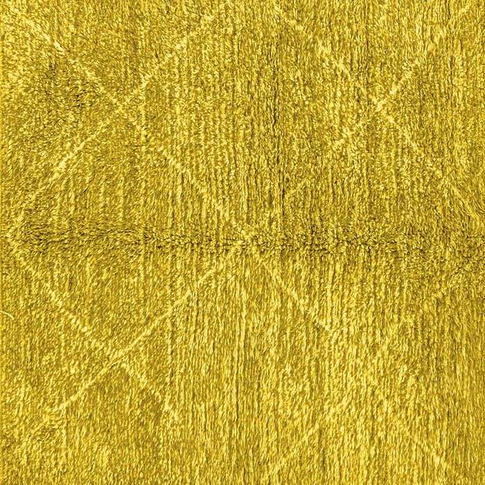 Square Machine Washable Abstract Yellow Modern Rug, wshabs2954yw