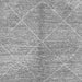 Square Machine Washable Abstract Gray Modern Rug, wshabs2954gry