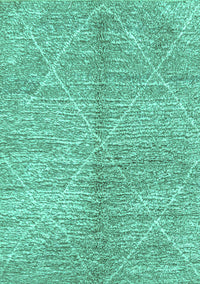 Abstract Turquoise Modern Rug, abs2954turq