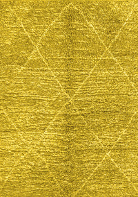 Abstract Yellow Modern Rug, abs2954yw