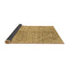 Sideview of Abstract Brown Modern Rug, abs2954brn