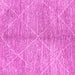 Square Abstract Pink Modern Rug, abs2954pnk