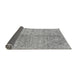 Sideview of Abstract Gray Modern Rug, abs2954gry