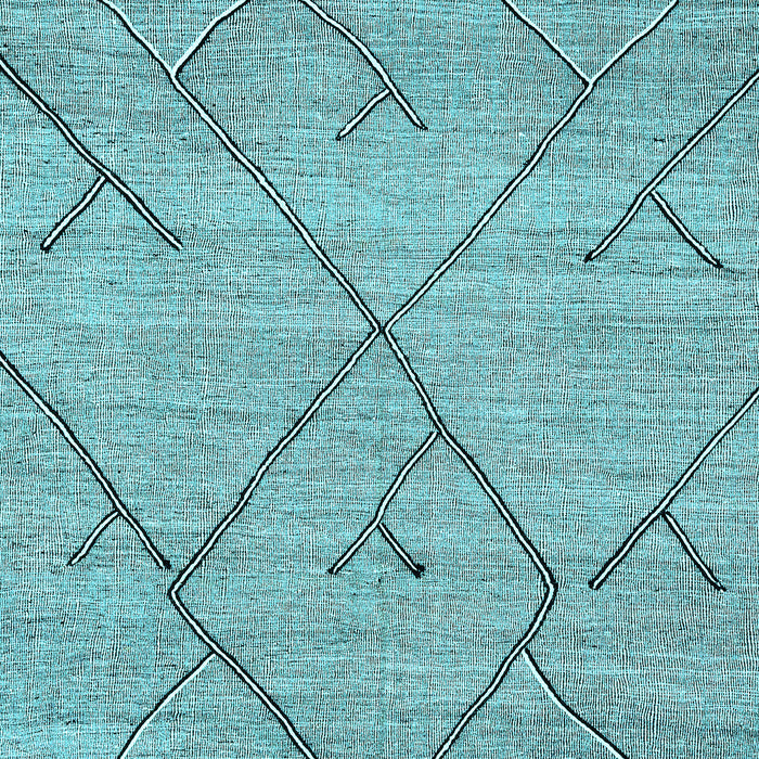 Abstract Light Blue Modern Rug, abs2955lblu