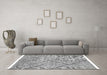 Machine Washable Abstract Gray Modern Rug in a Living Room,, wshabs2955gry