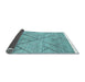 Sideview of Abstract Light Blue Modern Rug, abs2955lblu