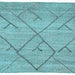 Square Abstract Light Blue Modern Rug, abs2955lblu