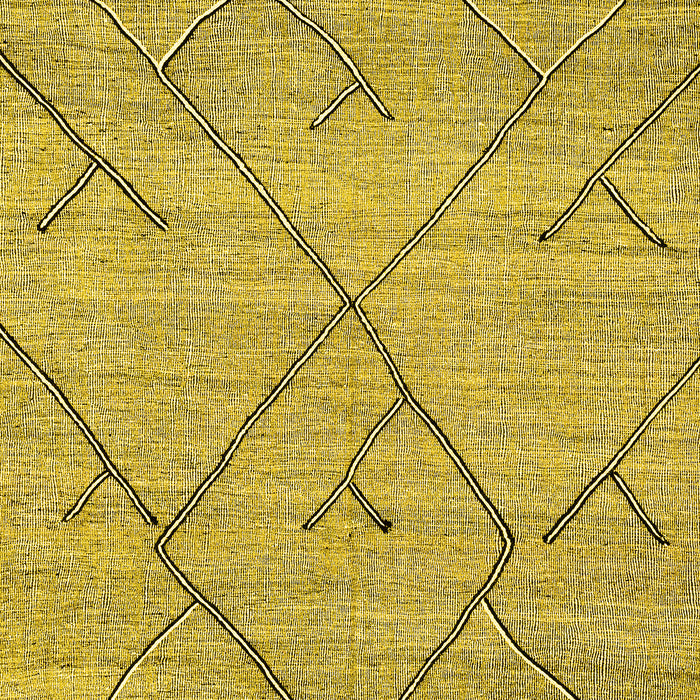 Machine Washable Abstract Yellow Modern Rug, wshabs2955yw