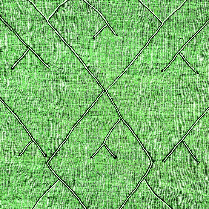 Machine Washable Abstract Green Modern Area Rugs, wshabs2955grn