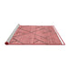 Modern Red Washable Rugs