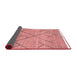 Abstract Red Modern Area Rugs