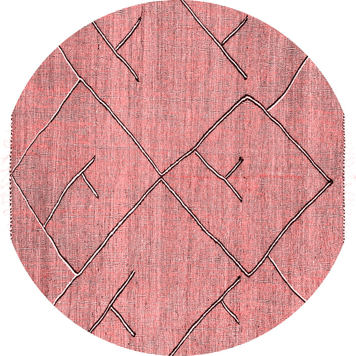 Machine Washable Abstract Red Modern Rug, wshabs2955red