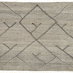 Square Abstract Gold Modern Rug, abs2955