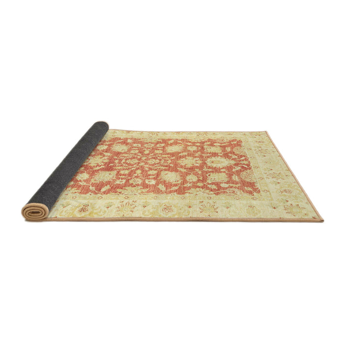 Sideview of Abstract Sun Yellow Oriental Rug, abs2956