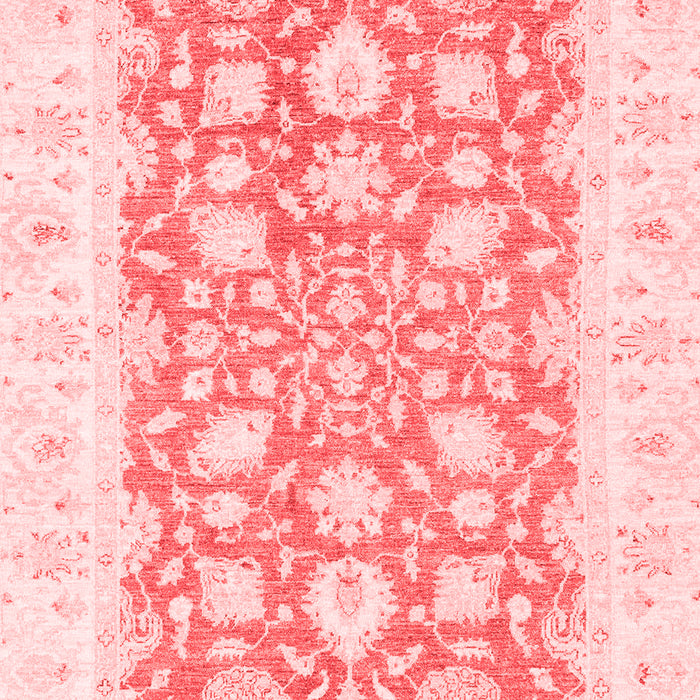 Machine Washable Oriental Red Traditional Rug, wshabs2956red