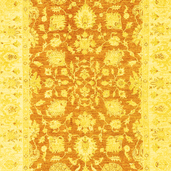 Oriental Yellow Traditional Rug, abs2956yw