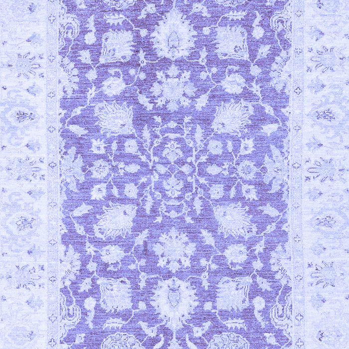 Machine Washable Oriental Blue Traditional Rug, wshabs2956blu