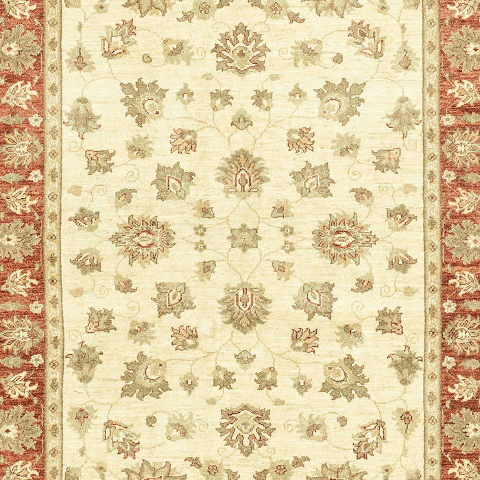 Machine Washable Abstract Yellow Rug, wshabs2957