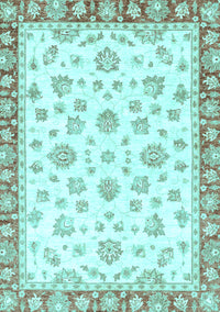 Oriental Light Blue Traditional Rug, abs2957lblu