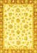 Machine Washable Oriental Yellow Traditional Rug, wshabs2957yw