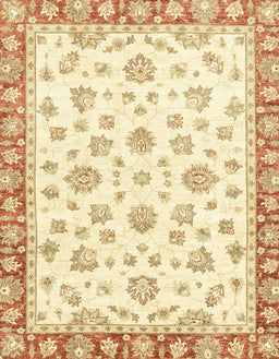 Abstract Yellow Oriental Rug, abs2957