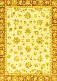 Oriental Yellow Traditional Rug, abs2957yw