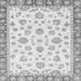 Square Machine Washable Oriental Gray Traditional Rug, wshabs2957gry