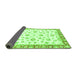 Sideview of Oriental Green Traditional Rug, abs2957grn