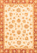 Machine Washable Oriental Orange Traditional Area Rugs, wshabs2957org