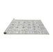 Sideview of Machine Washable Oriental Gray Traditional Rug, wshabs2958gry