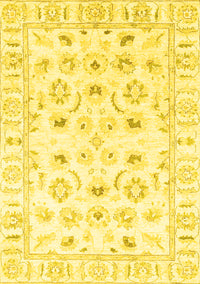 Oriental Yellow Traditional Rug, abs2958yw