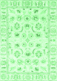 Oriental Emerald Green Traditional Rug, abs2958emgrn