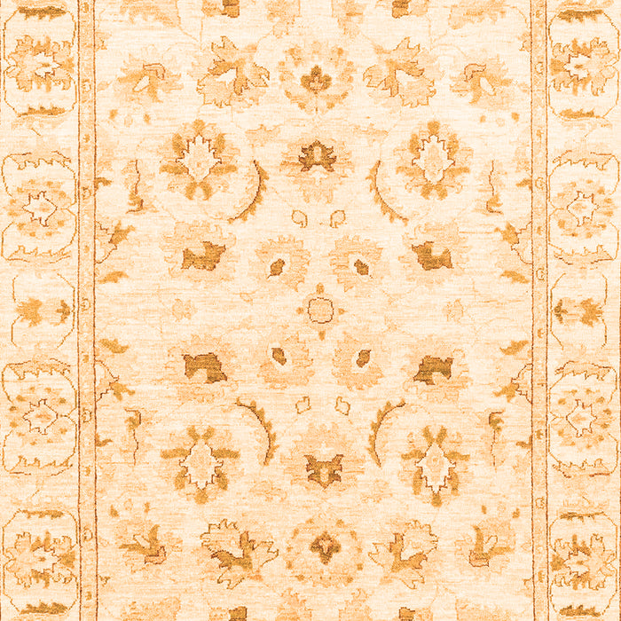 Oriental Orange Traditional Rug, abs2958org