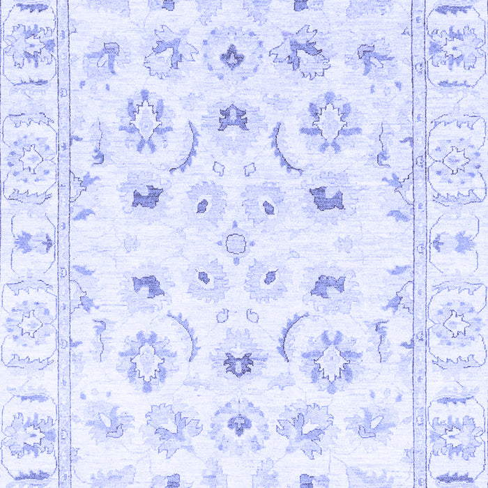 Machine Washable Oriental Blue Traditional Rug, wshabs2958blu