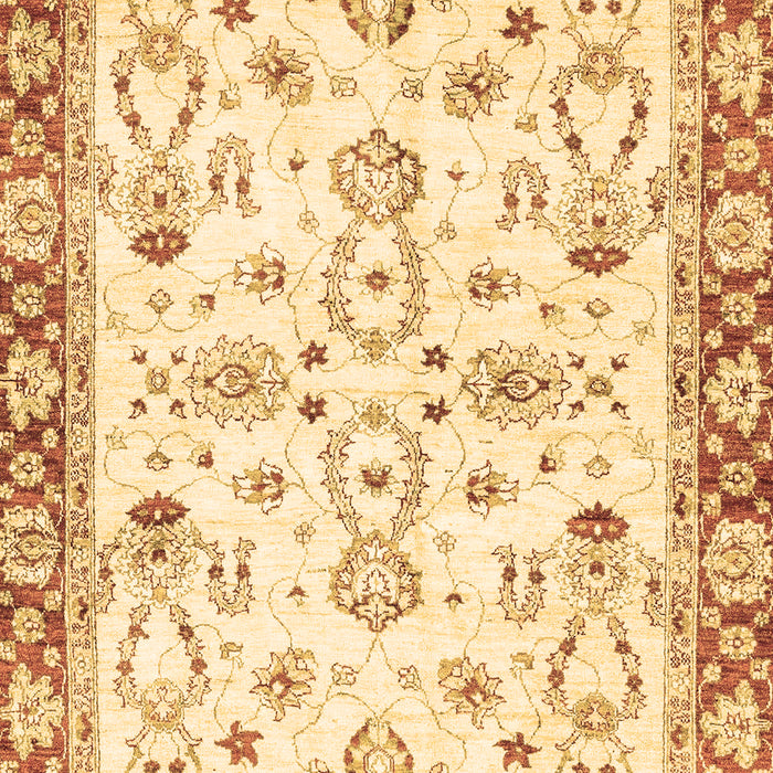 Machine Washable Oriental Brown Traditional Rug, wshabs2959brn