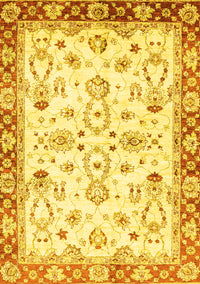 Oriental Yellow Traditional Rug, abs2959yw